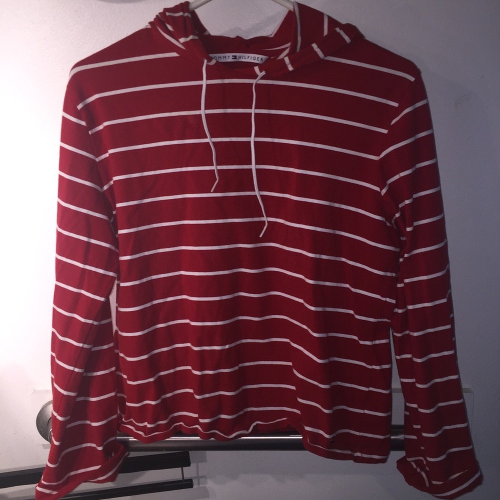 tommy hilfiger hoodie (crop top)